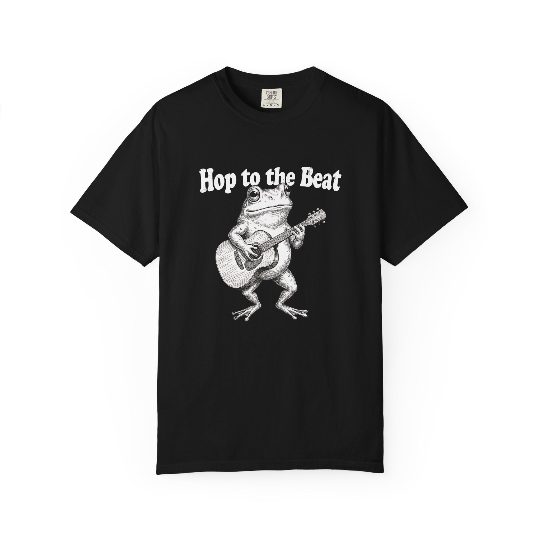 Hop to the Beat - Vintage Frog Guitar Tee | Comfort Colors® 1717