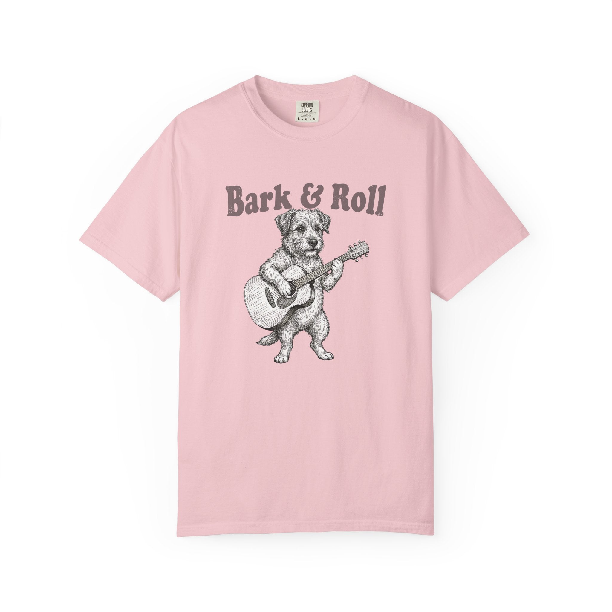 Bark & Roll - Vintage Dog Guitar Tee | Comfort Colors® 1717