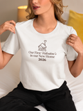 Our First Valentine's in our New Home 2026 T-Shirt | Comfort Colors 1717 Housewarming Gift