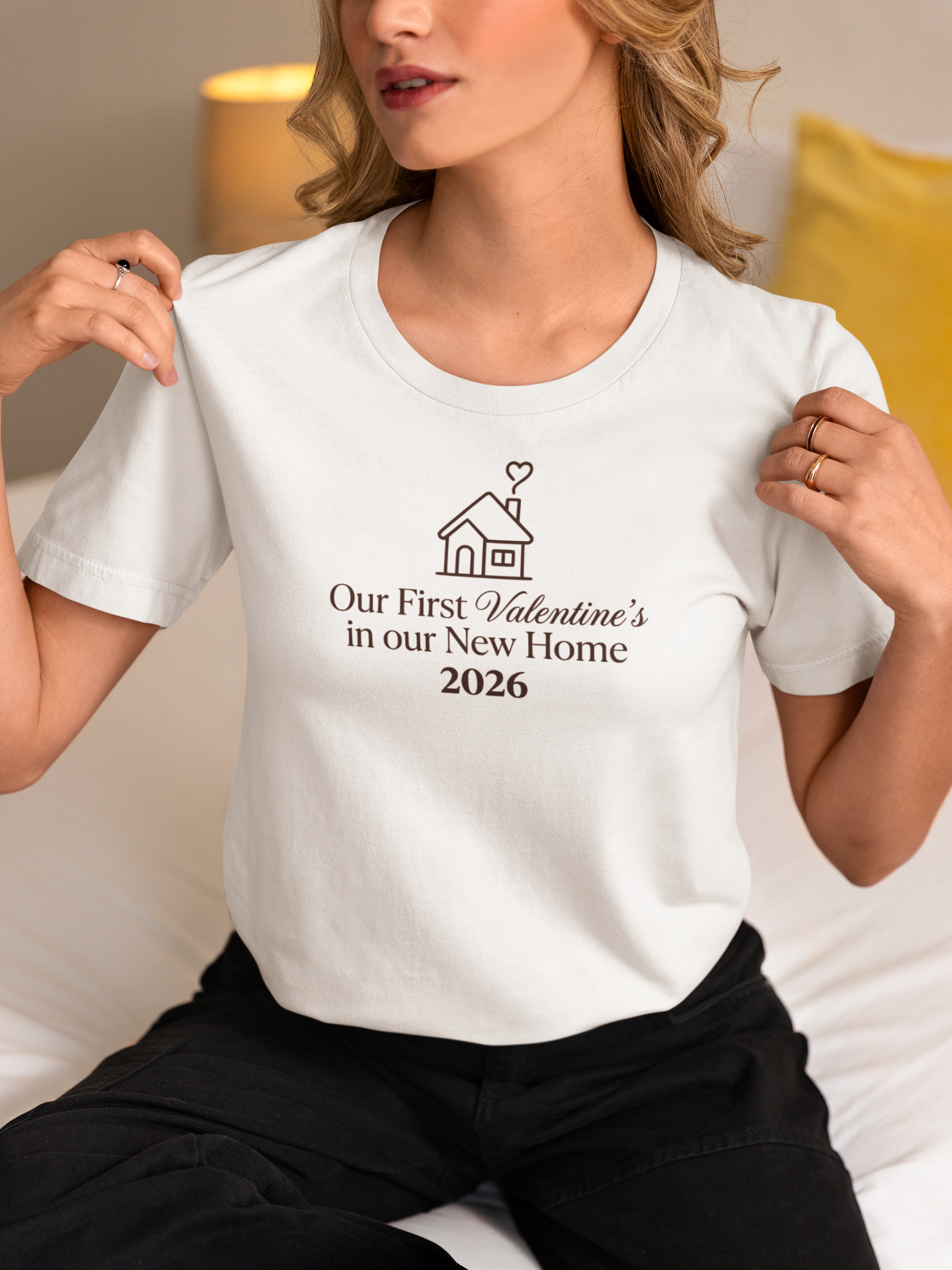 Our First Valentine's in our New Home 2026 T-Shirt | Comfort Colors 1717 Housewarming Gift
