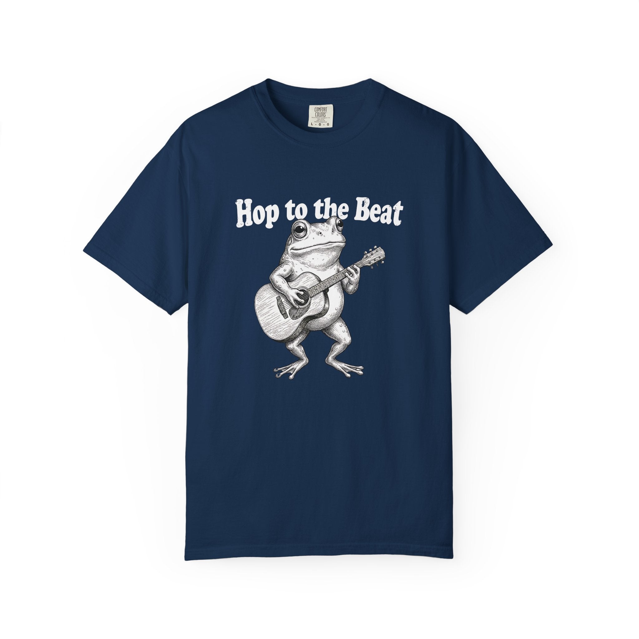 Hop to the Beat - Vintage Frog Guitar Tee | Comfort Colors® 1717