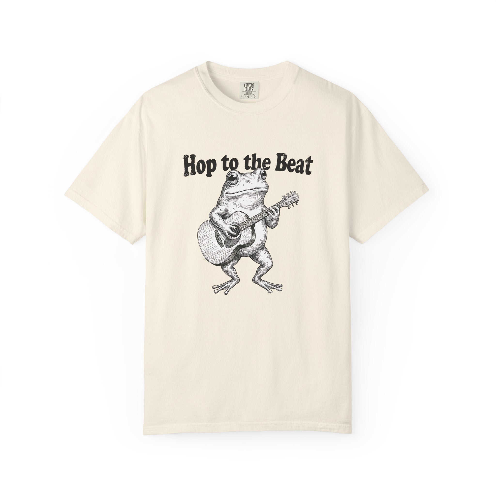 Hop to the Beat - Vintage Frog Guitar Tee | Comfort Colors® 1717