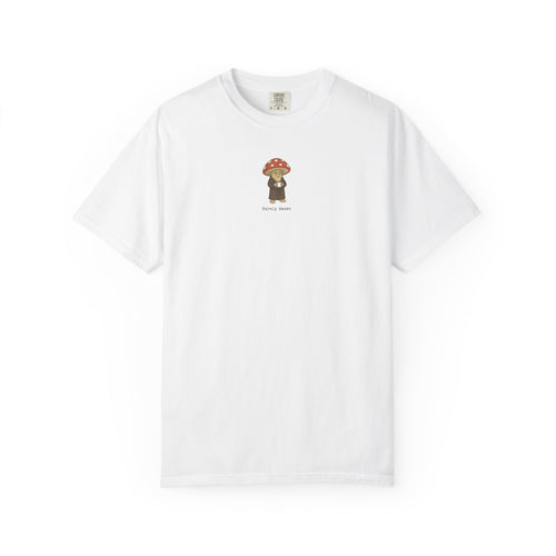 Comfort Colors 1717 White T-Shirt - Bearley Awake Graphic - Cottagecore Awake Tee