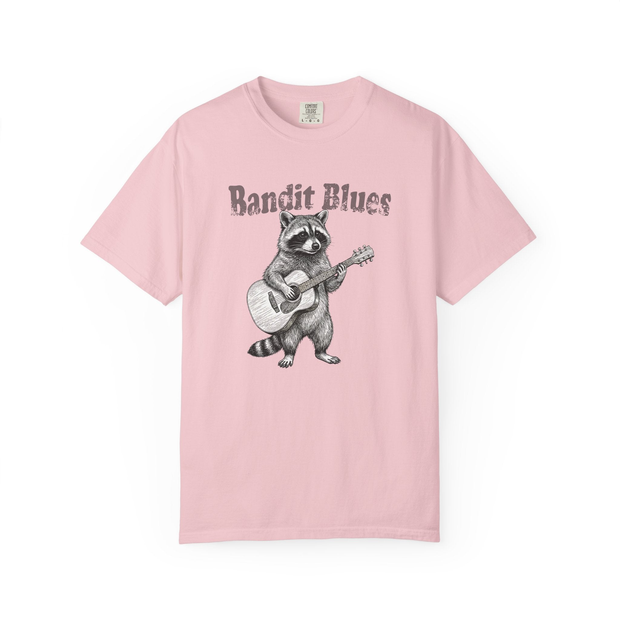 Bandit Blues - Vintage Raccoon Guitar Tee | Comfort Colors® 1717