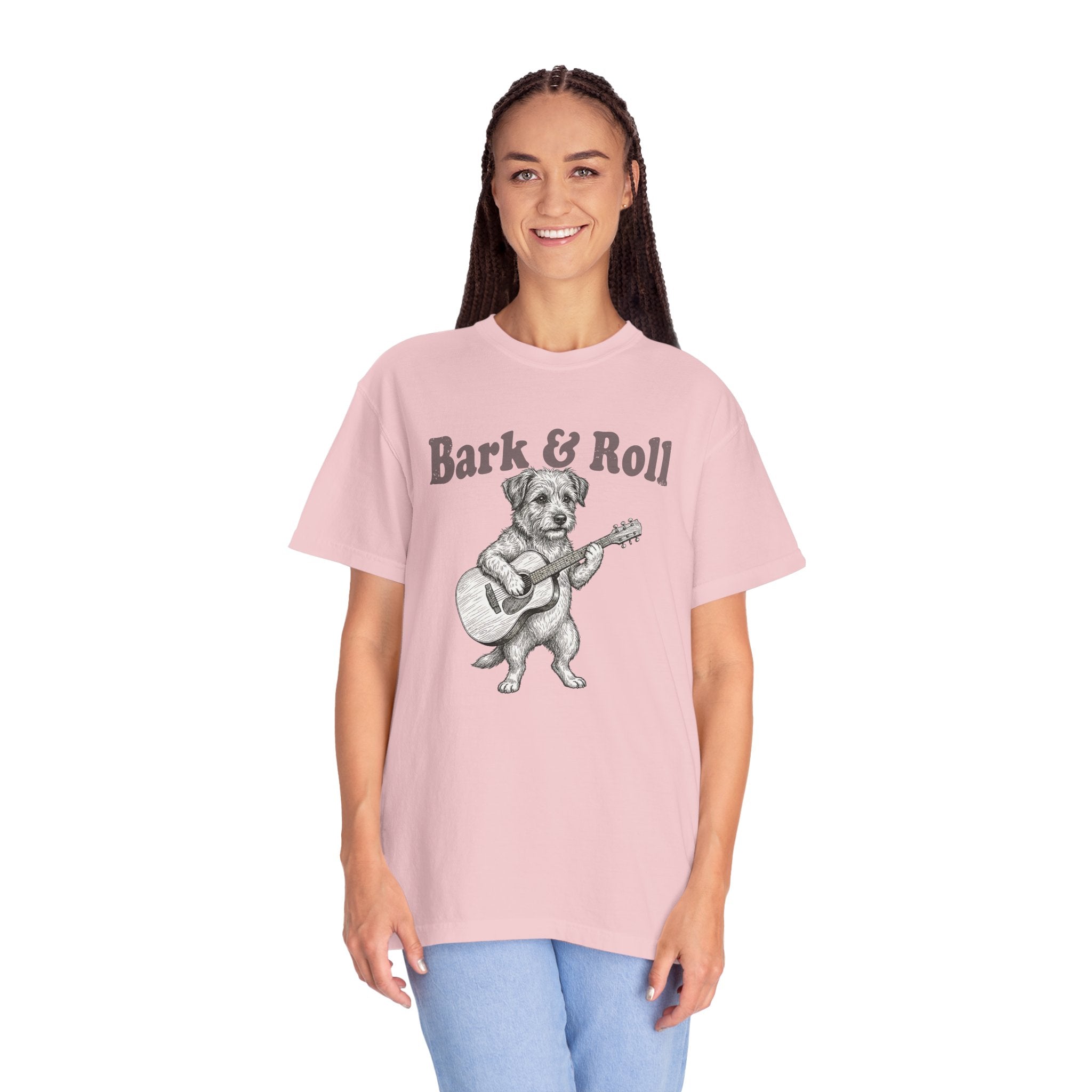 Bark & Roll - Vintage Dog Guitar Tee | Comfort Colors® 1717